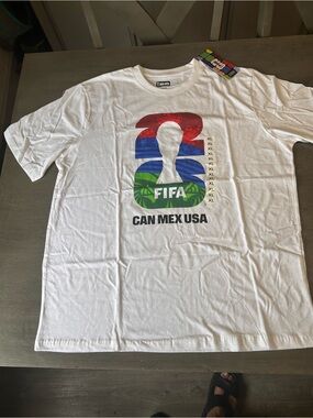 White FIFA CAN MEX USA Short-Sleeve Graphic Tee